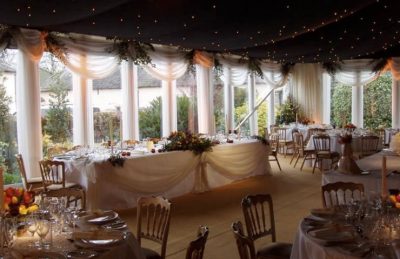 wedding pipe and drape rentals and installation
